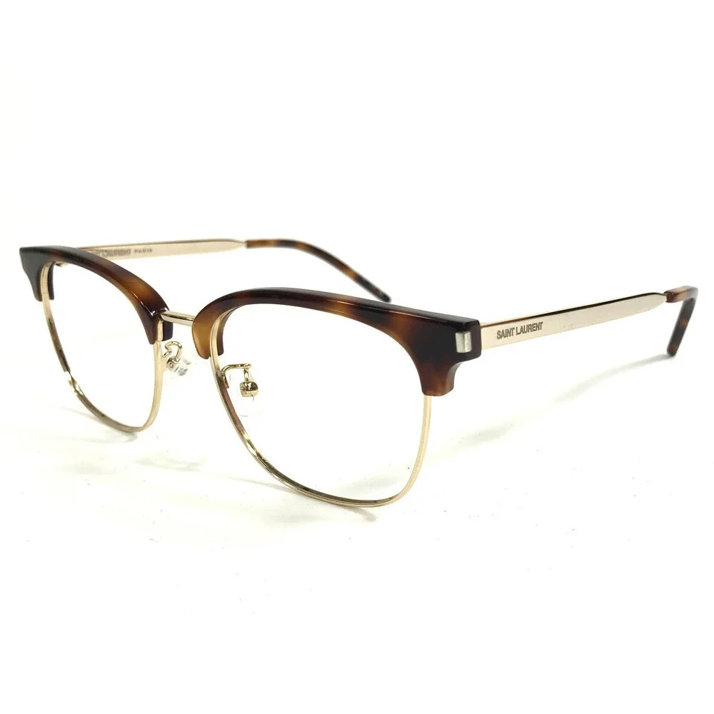 Saint Laurent Eyeglasses Frames SL649/F 002 Tortoise Gold Cat Eye 54-20-145